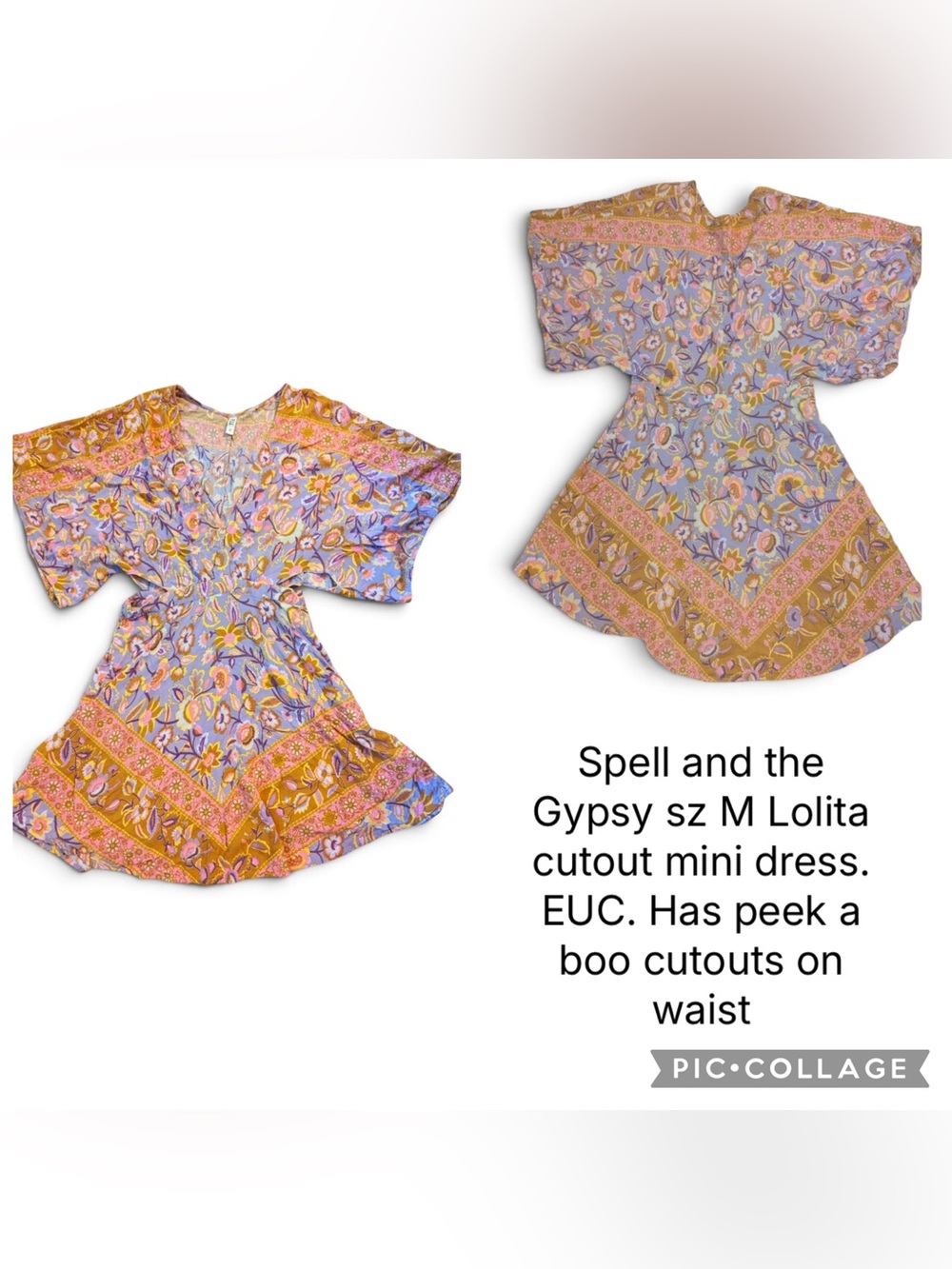 Spell and the Gypsy Lolita mini dress sz medium